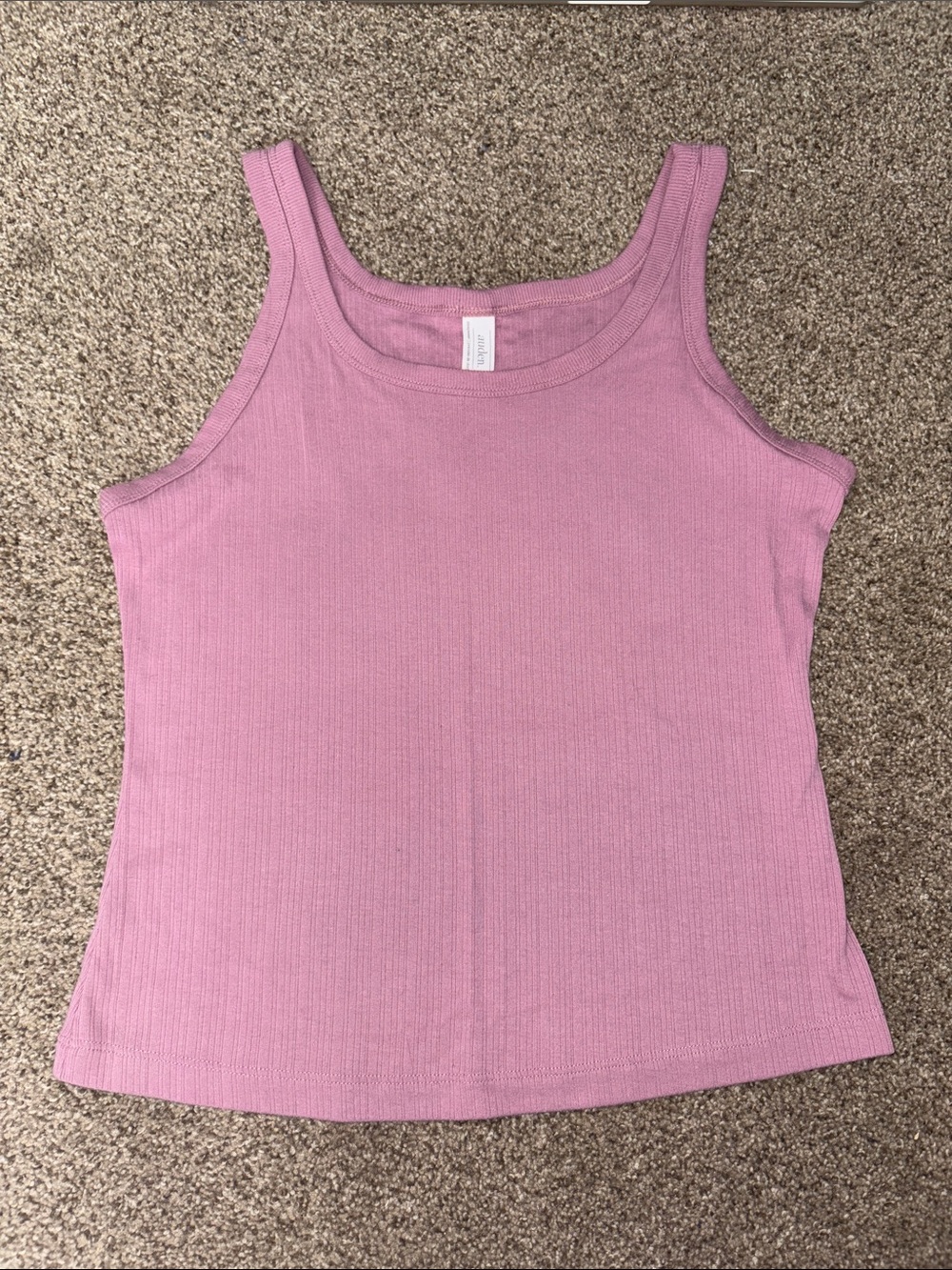 Auden Ribbed Tank & Short Set - Dusty Rose - Picture 2 of 8